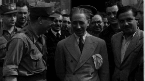 El presidente de la Generalitat acude al frente de Aragón durante la Guerra Civil