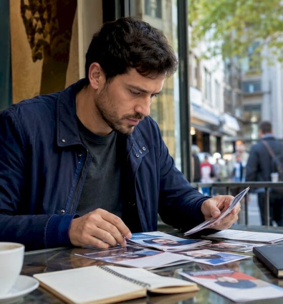 Periodista analizando la propaganda política española