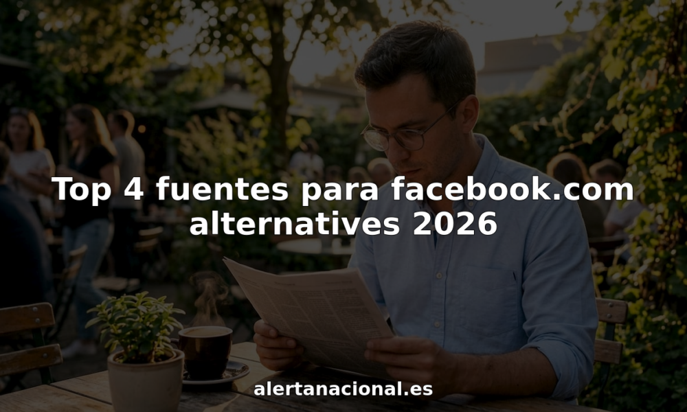 Un hombre explora desde casa diferentes opciones para sustituir Facebook.