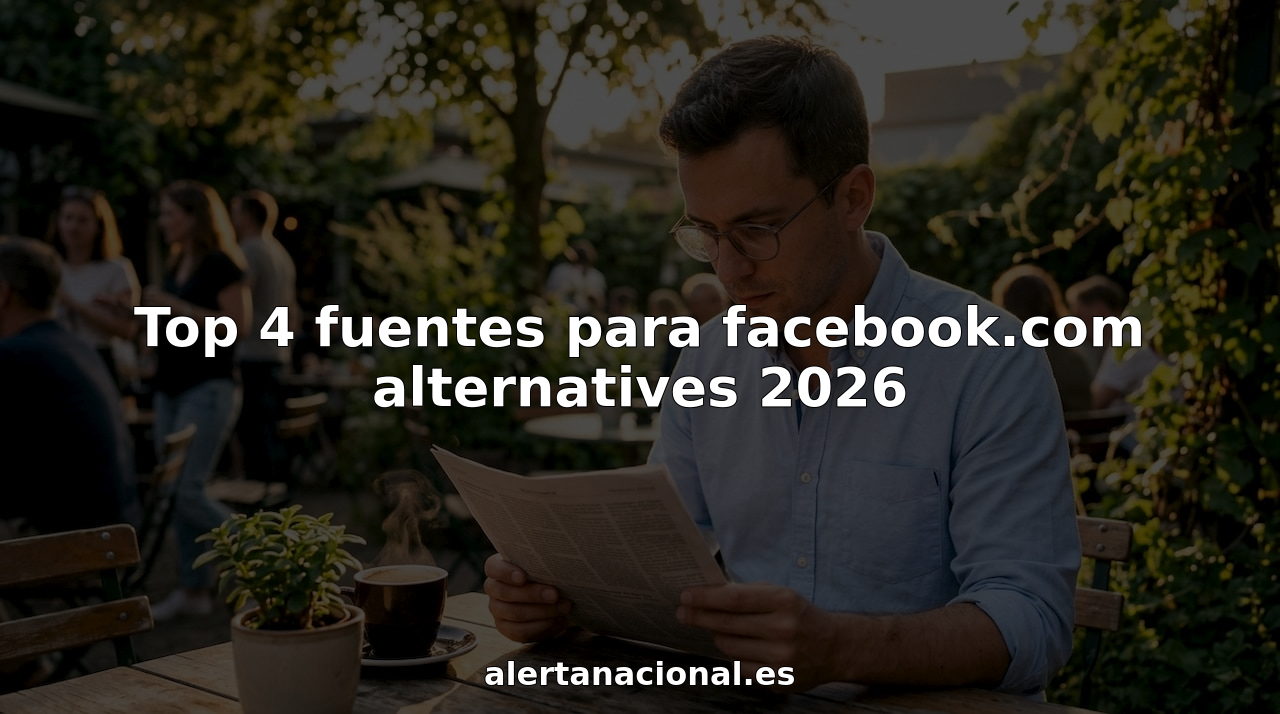 Un hombre explora desde casa diferentes opciones para sustituir Facebook.