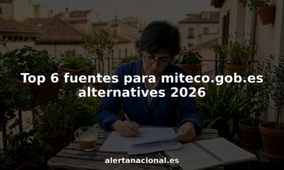 Periodista investigando fuentes alternativas a miteco.gob.es