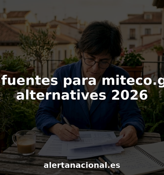 Periodista investigando fuentes alternativas a miteco.gob.es