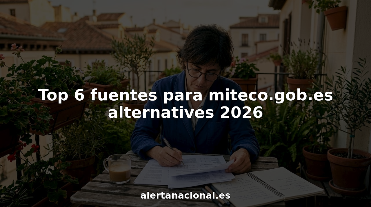 Periodista investigando fuentes alternativas a miteco.gob.es